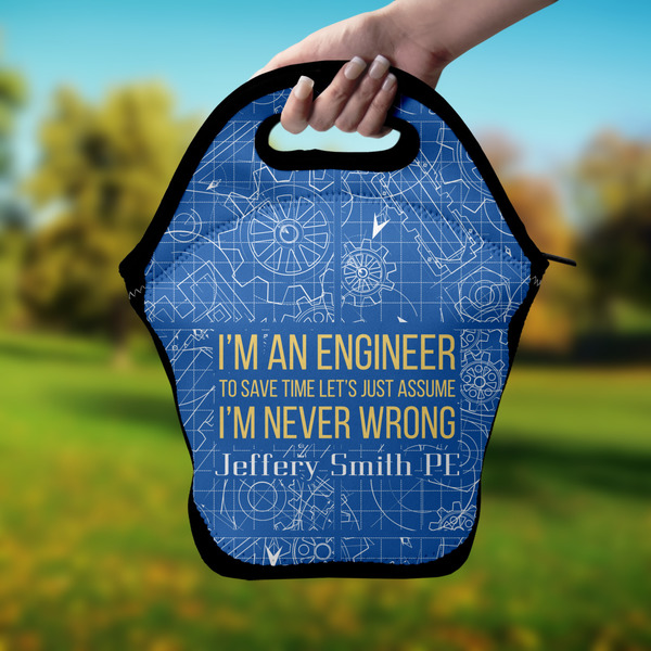 Engineer Quotes Lunch Bag - Hand