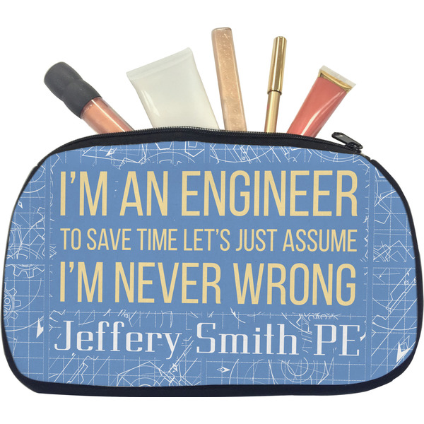 Engineer Quotes Makeup Bag Medium