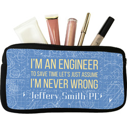 Engineer Quotes Makeup / Cosmetic Bag (Personalized)