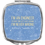 Engineer Quotes Compact Makeup Mirror (Personalized)