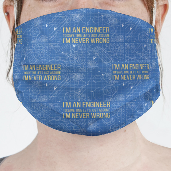 Custom Engineer Quotes Face Mask Cover