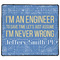 Engineer Quotes Medium Gaming Mats - APPROVAL