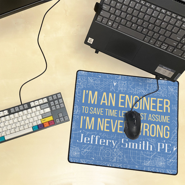 Engineer Quotes Medium Gaming Mats - LIFESTYLE