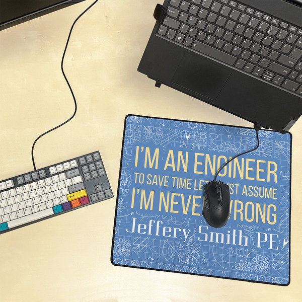 Engineer Quotes Medium Gaming Mats - LIFESTYLE