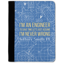 Engineer Quotes Notebook Padfolio - Medium w/ Name or Text