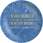 Engineer Quotes Melamine Plate (Personalized)