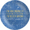 Engineer Quotes Melamine Salad Plate - 8" (Personalized)