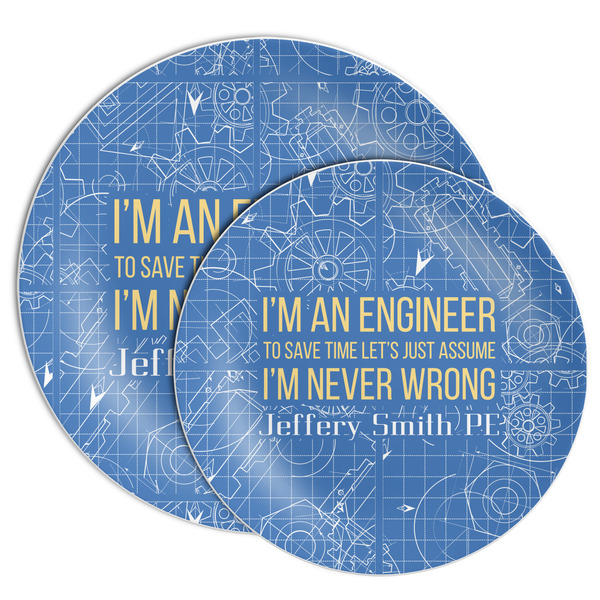 Engineer Quotes Melamine Plates - PARENT/MAIN