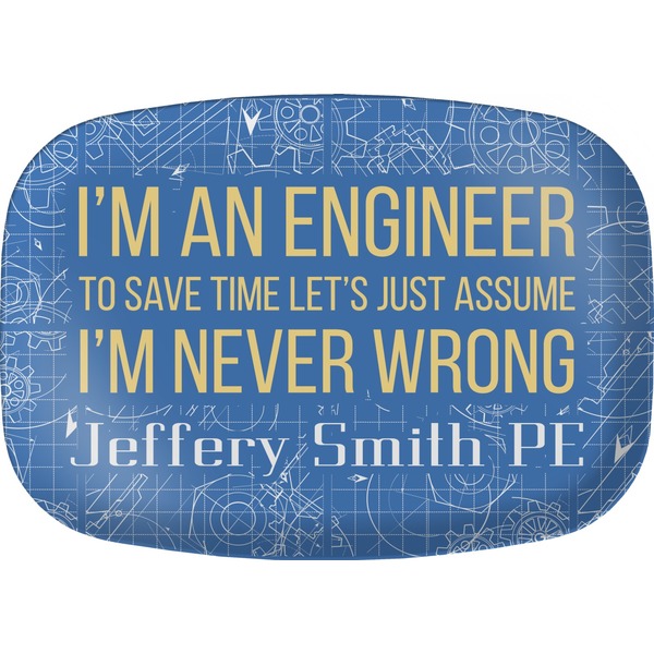 Custom Engineer Quotes Melamine Platter (Personalized)
