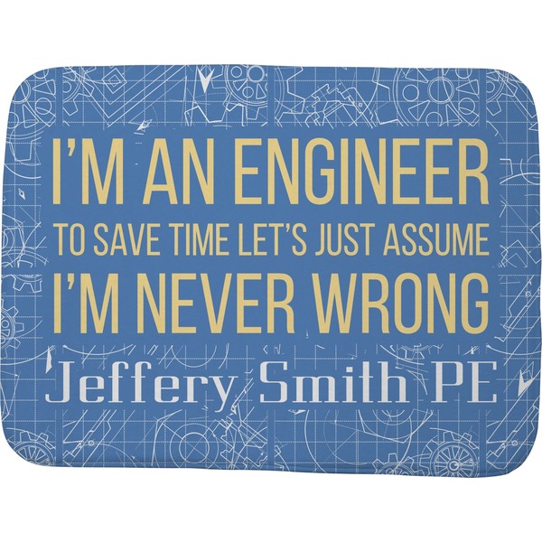 Engineer Quotes Memory Foam Bath Mat 48 X 36