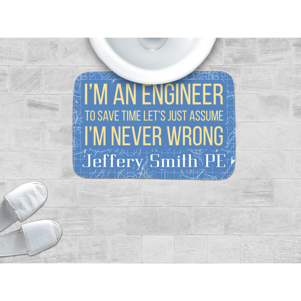 Engineer Quotes Memory Foam Bath Mat - LIFESTYLE