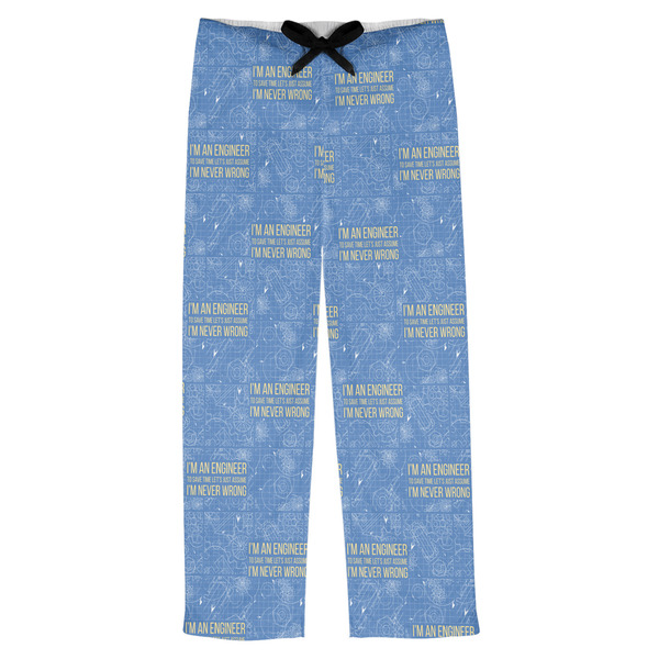 Custom Engineer Quotes Mens Pajama Pants - L
