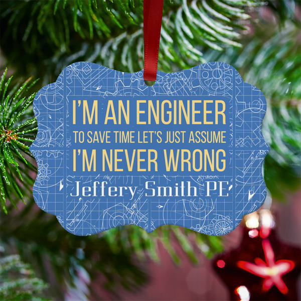 Engineer Quotes Metal Benilux Ornament - Lifestyle