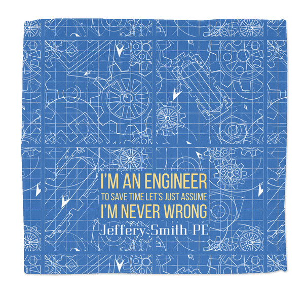 Custom Engineer Quotes Microfiber Dish Rag (Personalized)