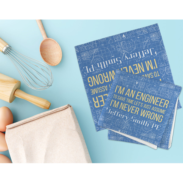 Engineer Quotes Microfiber Dish Rag - LIFESTYLE