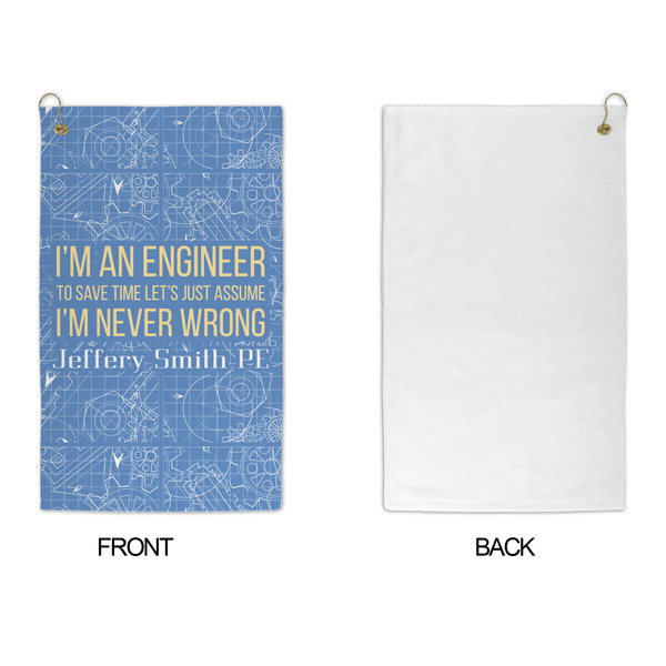 Engineer Quotes Microfiber Golf Towels - APPROVAL