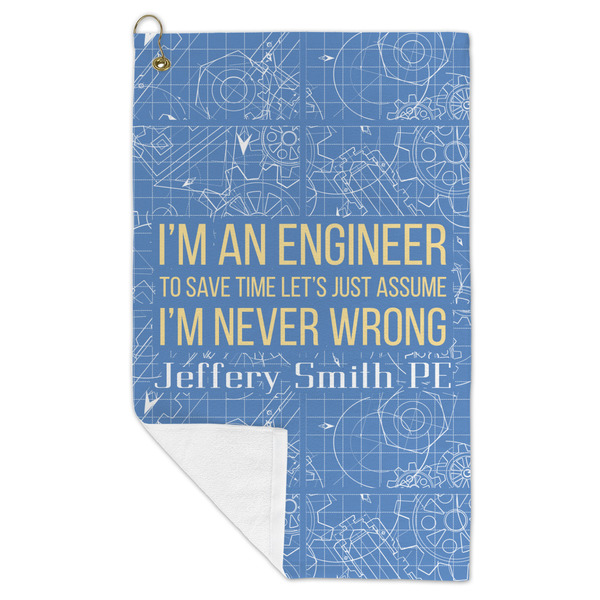 Engineer Quotes Microfiber Golf Towels - FOLD