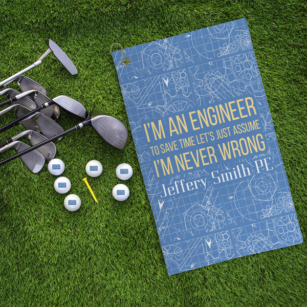 Engineer Quotes Microfiber Golf Towels - LIFESTYLE
