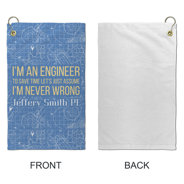 Engineer Quotes Microfiber Golf Towels - Small - APPROVAL