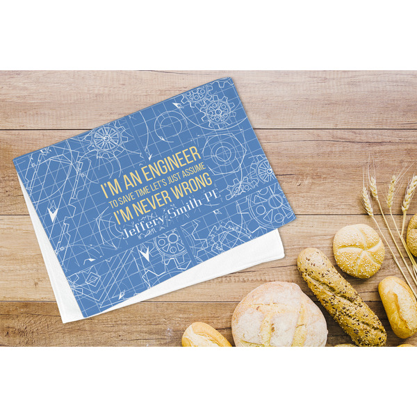 Engineer Quotes Microfiber Kitchen Towel - LIFESTYLE