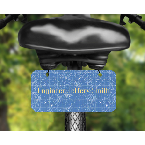 Engineer Quotes Mini License Plate on Bicycle - LIFESTYLE Two holes