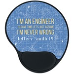 Engineer Quotes Mouse Pad with Wrist Support