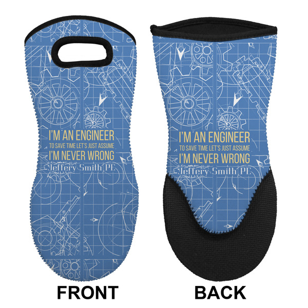 Engineer Quotes Neoprene Oven Mitt (Front & Back)