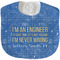 Engineer Quotes Velour Baby Bib w/ Name or Text
