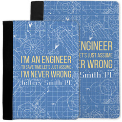Engineer Quotes Notebook Padfolio w/ Name or Text