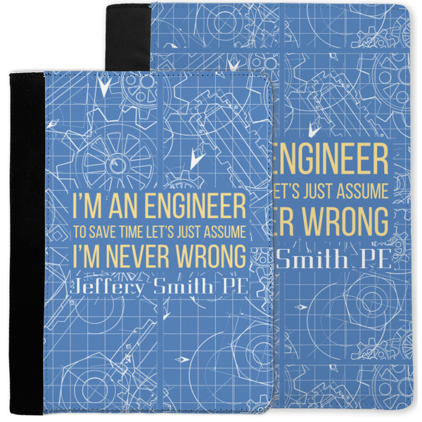 Engineer Quotes Notebook Padfolio - MAIN