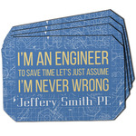 Engineer Quotes Dining Table Mat - Octagon w/ Name or Text