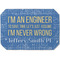 Engineer Quotes Octagon Placemat - Single front