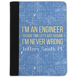 Engineer Quotes Padfolio Clipboard - Small (Personalized)