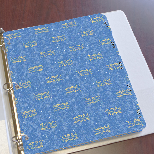 Engineer Quotes Page Dividers - Set of 5 - In Context