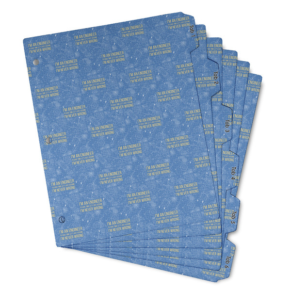 Custom Engineer Quotes Binder Tab Divider - Set of 6 (Personalized)