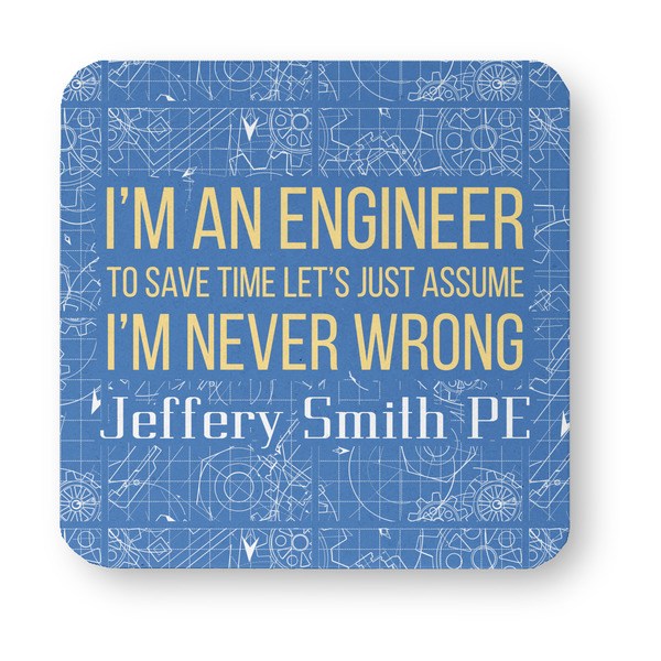Engineer Quotes Paper Coasters - Approval
