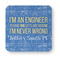 Engineer Quotes Paper Coasters - Approval