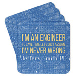 Engineer Quotes Paper Coasters (Personalized)