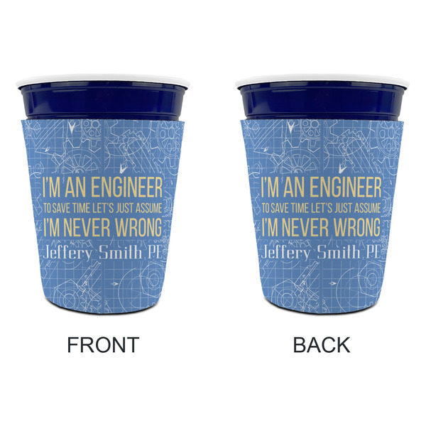 Engineer Quotes Party Cup Sleeves - without bottom - Approval