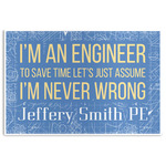 Engineer Quotes Disposable Paper Placemats (Personalized)