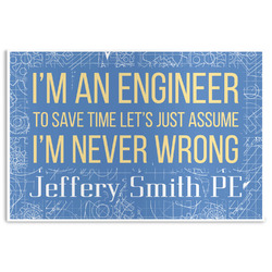 Engineer Quotes Disposable Paper Placemats (Personalized)