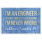 Engineer Quotes Disposable Paper Placemats (Personalized)