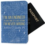 Engineer Quotes Passport Holder - Fabric (Personalized)