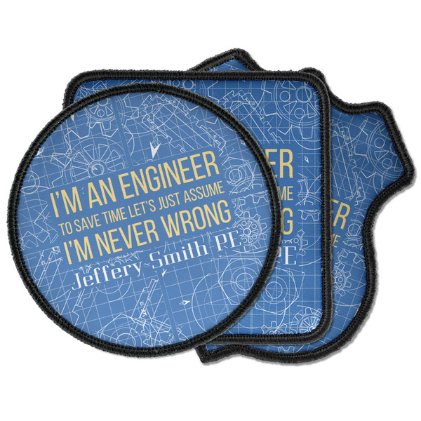 Custom Engineer Quotes Iron on Patches (Personalized)