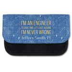 Engineer Quotes Canvas Pencil Case w/ Name or Text