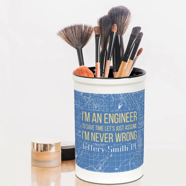 Engineer Quotes Pencil Holder - LIFESTYLE makeup