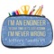 Engineer Quotes Neoprene Pencil Case - Medium w/ Name or Text