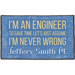 Engineer Quotes Door Mat - 60"x36" (Personalized)
