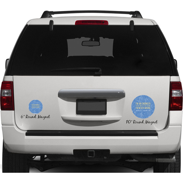 Engineer Quotes Personalized Car Magnets on Ford Explorer
