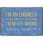 Engineer Quotes Door Mat - 36"x24" (Personalized)